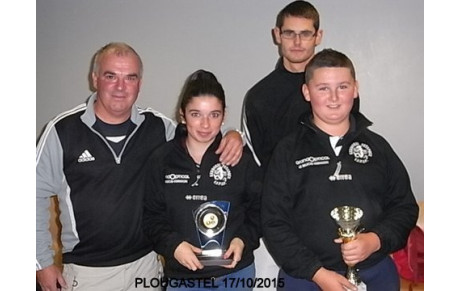 resultats du concours en triplettes senior et doublettes apprentissage du  10 octobre