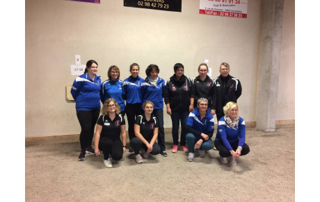 Tour de cadrage championnat par équipe féminin 