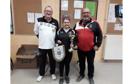 Lalie BARRERE Vice-Championne du Finistère du tir de précision
